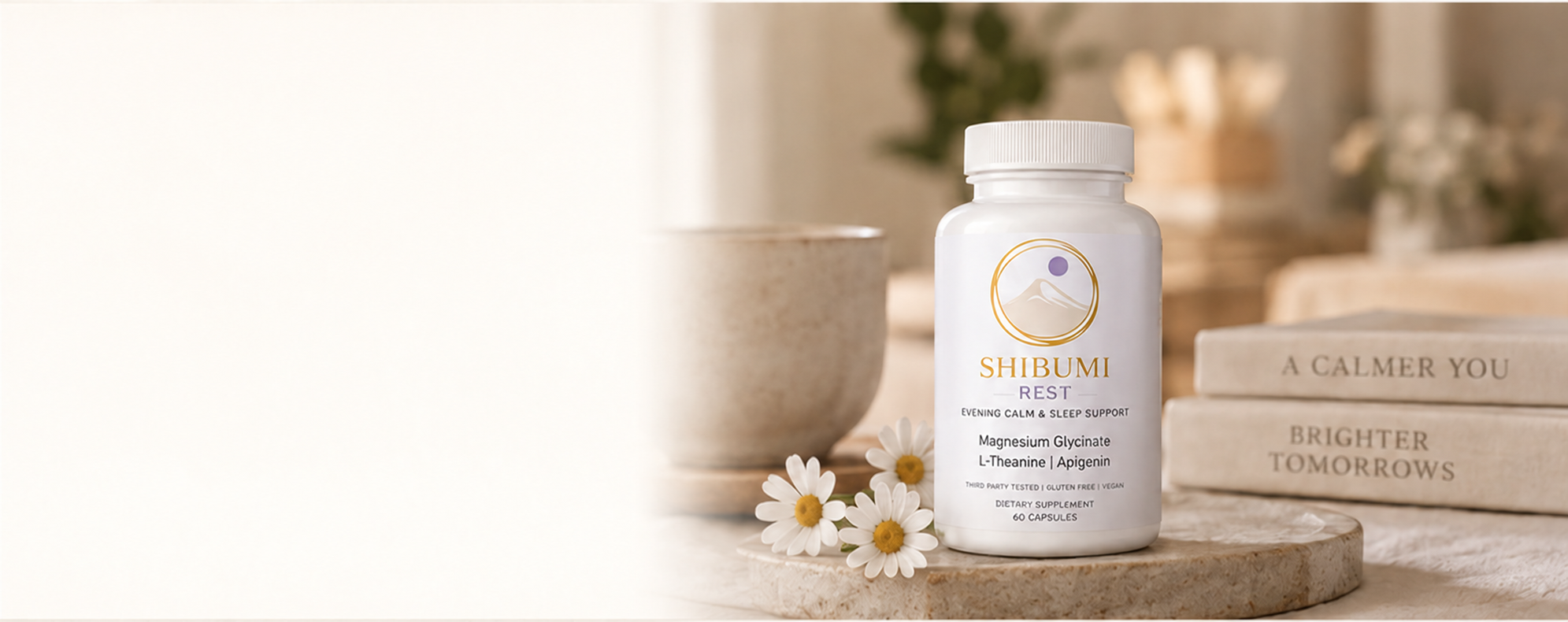 SHIBUMI Rest beside a calming evening ritual