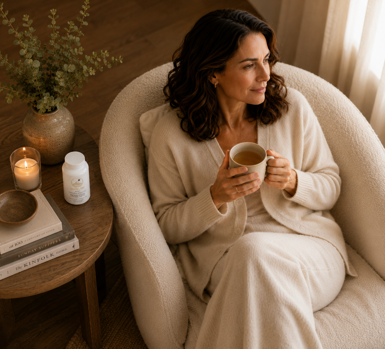 Quiet evening ritual
